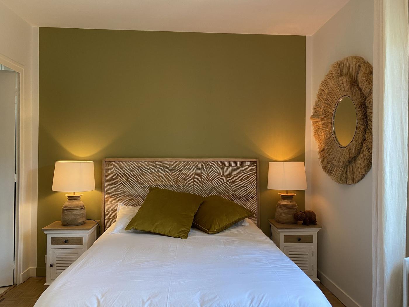 Chambre olive